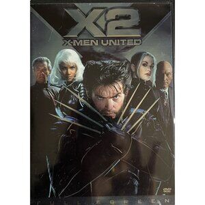 X2: X‑Men United (DVD, 2003) Full Screen Marvel Superhero Action Movie